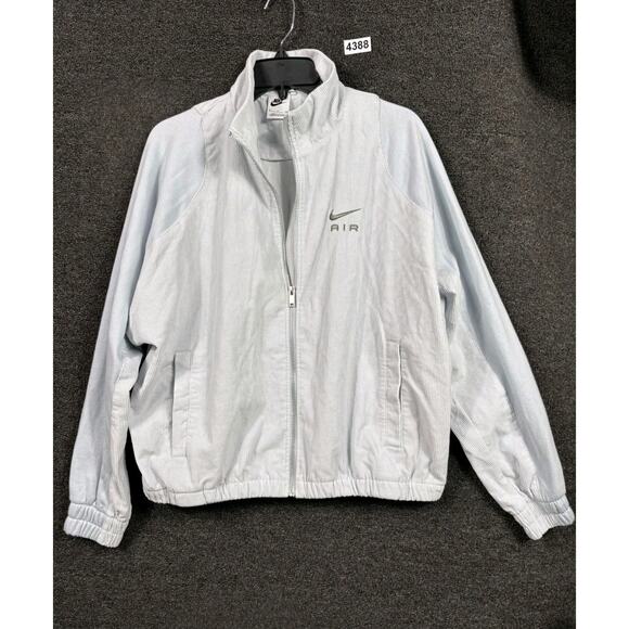 Nike Corduroy Fleece Full-Zip Jacket Womens S Cloud Color DQ6928-043 Oversized - Picture 1 of 7